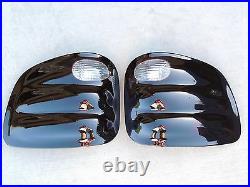 00-03 F150 FLARESIDE Smoked Tail Lights OE Black Tinted Non led Lamps CUSTOM