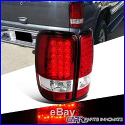 00-06 Chevy Tahoe Suburban GMC Yukon Denali LED Tail Lights Rear Brake Lamps Red