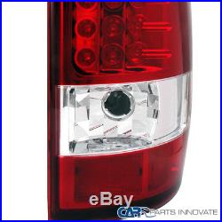 00-06 Chevy Tahoe Suburban GMC Yukon Denali LED Tail Lights Rear Brake Lamps Red