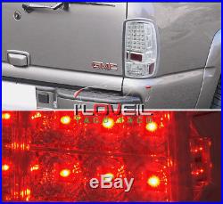 00-06 Suburban Tahoe Yukon Replacement Led Stop Brake Tail Lights Lamps Clear