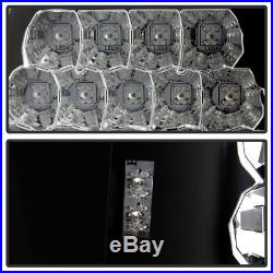 02-05 E46 3-Series 325 330 4DR Tail Light Black LED Signal Brake Lamp Pair LH+RH