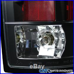 02-05 Ram 1500 2500 3500 Pickup Black Headlights+LED Tail Lights Brake Lamps