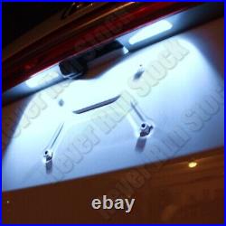 03-08 Chevy Express Van Gmc Savana Black Tail Lights + White License Plate Bulbs