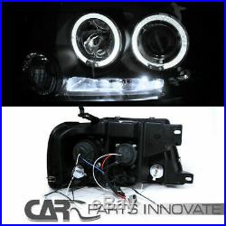 04-08 Ford F150 Dual Halo Projector LED Headlights+Clear Rear Tail Lamps