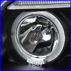 05-10 Scion tC Black LED Halo Projector Headlights+Rear Tail Lamps