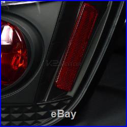 05-10 Scion tC Black LED Halo Projector Headlights+Rear Tail Lamps