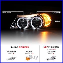06-08 BMW E90 4DR Sedan 325i/328i Smoke Halo Projector Headlight+LED Tail Light