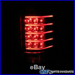 07-13 Chevy Silverado 1500 07-14 2500HD 3500HD Black LED Brake Tail Lights Lamps