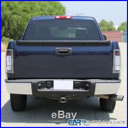 07-13 Chevy Silverado 1500 07-14 2500HD 3500HD Black LED Brake Tail Lights Lamps