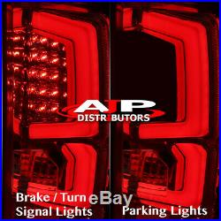 07-13 Silverado 1500 Direct Replacement LED Brake Tail Lights Lamps Smoked Red