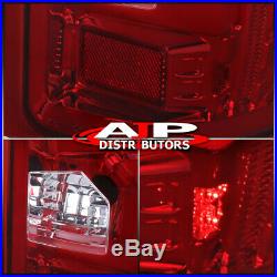 07-13 Silverado 1500 Direct Replacement Led Brake Tail Lights Lamps Pair Red Len