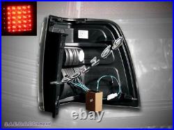 07-16 Ford Expedition LED Tail Lights Black Brake Lamps Assembly LH+RH