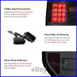 09-14 F150 Truck Smoke HaLo Projector Headlight+LED SMOKED Tail Light Brake Lamp