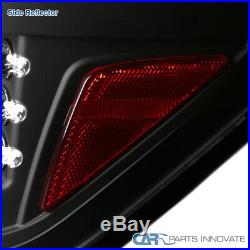 09-14 Ford F150 F-150 Pickup Black LED Tail Lights Rear Brake Lamps Left+Right