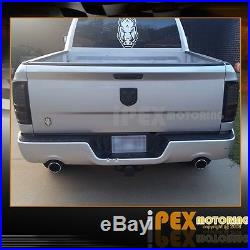 09-16 Dodge Ram 1500/2500/3500 Black-Smoked Headlights + LED Smoke Tail Lights