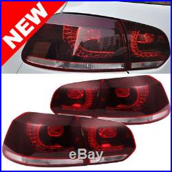 10-14 VW MK6 Golf/GTI R LED Taillights Error Free Sequential Signal