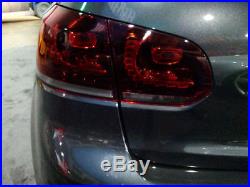 10-14 VW MK6 Golf/GTI R Style Euro LED Taillights Dark Cherry Red DEPO