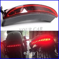 12v Brake Tail Light Led License Plate Motorcycle For Chopper Cafe Racer Clubman