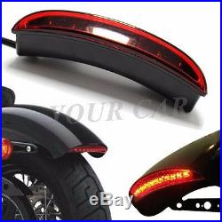 12v Brake Tail Light Led License Plate Motorcycle For Chopper Cafe Racer Clubman