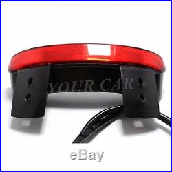 12v Brake Tail Light Led License Plate Motorcycle For Chopper Cafe Racer Clubman