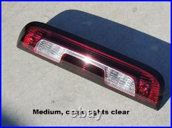 14-18 Silverado Sierra Smoked Third brake light Black CUSTOM Tinted non led