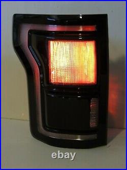 15-20 F150 Smoked Tail Lights LED BLIS Black OEM CUSTOM! Tinted Raptor