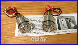 1940 1966 Chevy Truck Bedside Curl Hole Red Led Lights USA Made