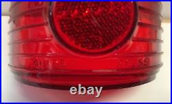 1955 Chevrolet RED Tail Light Lens Bezels KIT 10 pc Bel Air FREE SHIPPING