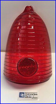 1955 Chevrolet RED Tail Light Lens Bezels KIT 10 pc Bel Air FREE SHIPPING