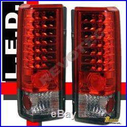 1985-2005 Chevy Astro Van GMC Safari LED Tail Lights Red 1 Pair