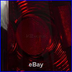 1988-1998 Chevy GMC C10 C/K 1500 2500 Silverado Red LED Rear Brake Tail Lights