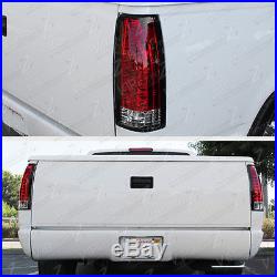 1988-1998 Chevy GMC Silverado Sierra Tahoe Yukon Suburban LED Red Tail Lights