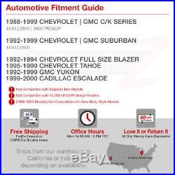 1988-1998 Chevy Tahoe Suburban Silverado GMC Sierra Yukon Chrome LED Tail Lights