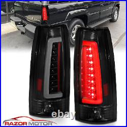 1988-1999 LED C Bar For Chevy/GMC C/K Silverado Tahoe Sierra Smoke Tail Lights
