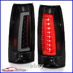 1988-1999 LED C Bar For Chevy/GMC C/K Silverado Tahoe Sierra Smoke Tail Lights