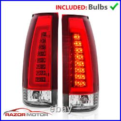 1988-99 C-Bar LED Red Taillight Set for Chevy/GMC C10 C/K Silverado Tahoe Sierra
