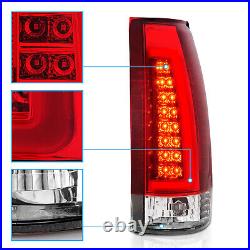 1988-99 C-Bar LED Red Taillight Set for Chevy/GMC C10 C/K Silverado Tahoe Sierra