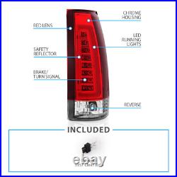 1988-99 C-Bar LED Red Taillight Set for Chevy/GMC C10 C/K Silverado Tahoe Sierra