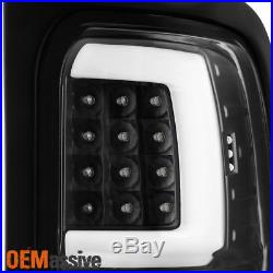 1994-2001 Dodge Ram 1500 2500 3500 Black LED Tube Tail Lights Lamps Replacement