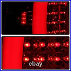1994-2001 Dodge Ram 1500 94-02 2500 3500 Red Clear LED Tube Tail Lights Lamps