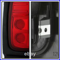 1994-2001 Dodge Ram 1500 94-02 2500 3500 Red Clear LED Tube Tail Lights Lamps