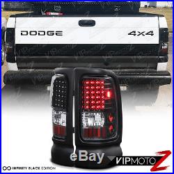 1994-2001 Dodge Ram 1500 THE BEST Black LED Taillight Lamp 94-02 Ram 2500 3500