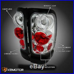 1994-2001 Ram 1500 2500 3500 Dual Halo Projector LED Headlights+Clear Tail Lamps