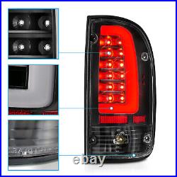1995-2000 Replacement Black LED Bar Tail Light Set for Toyota Tacoma Bulb+Socket