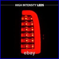 1995-2000 Toyota Tacoma Pick Up Tail Lights Black 1996 1997 1998 LED BAR
