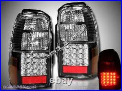 1996-2000 Toyota 4runner Sr5 Black Led Tail Lights New