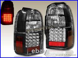 1996-98 Toyota 4runner Jdm Black Headlights Corner Lights + Led Tail Light Black