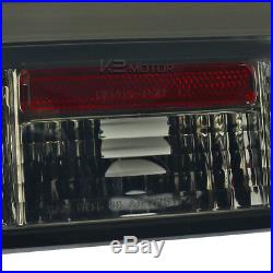 1997-2000 BMW E39 5-Series 528i 540i Smoke Lens LED Bar Tail Lights Left+Right