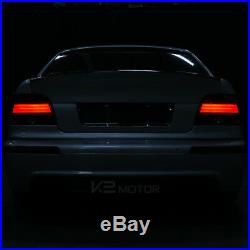 1997-2000 BMW E39 5-Series 528i 540i Smoke Lens LED Bar Tail Lights Left+Right