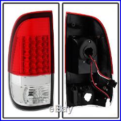1997-2003 Ford F150 99-07 F250 F350 SD LED Tail Lights Brake Lamps Left+Right